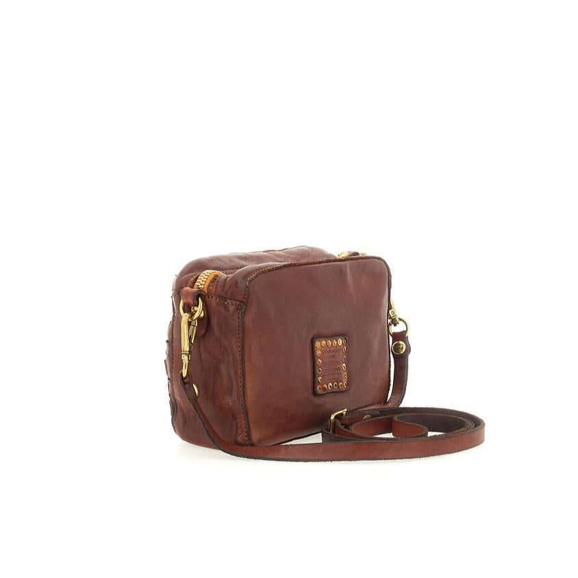 Elena Bowling taske, small - Cognac